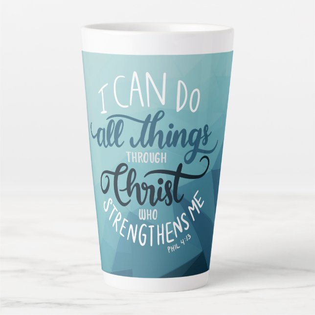 Modern I Can Do All Things  Coffee Mug (Front)