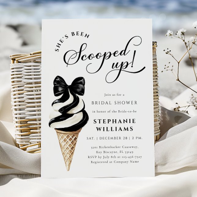 Modern Ice Cream Bridal Shower Invitation (Creator Uploaded)