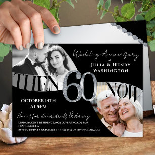 Modern Iconic 60th Wedding Anniversary Invitation