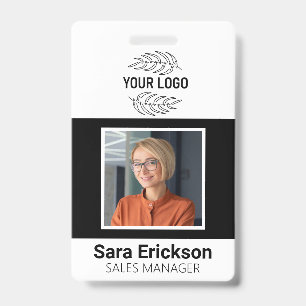 Modern ID Card Business Employee Badge