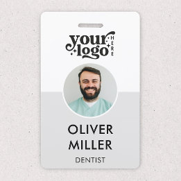 Modern ID Card Minimalist Company Employee Badge