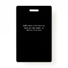 Modern ID for Company Staff | Black Photo and Logo