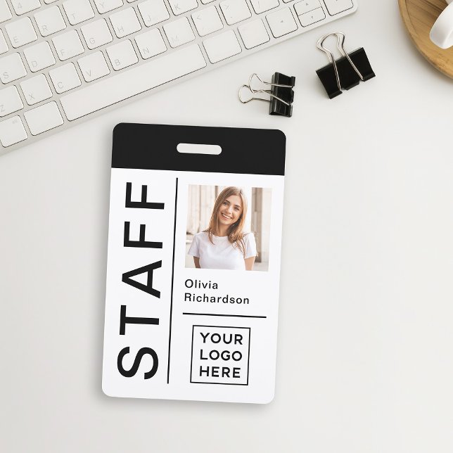 Modern ID for Company Staff with Photo and Logo | ID Badge (Creator Uploaded)