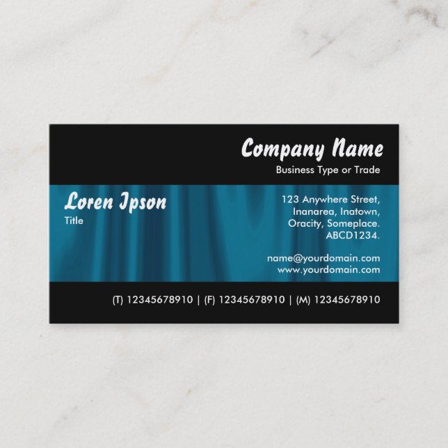 Modern II - Drapery 01 Business Card (Front)