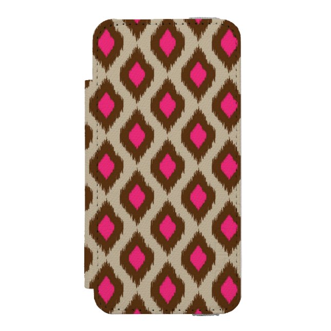 Modern ikat pattern incipio iPhone wallet case (Folio Front)