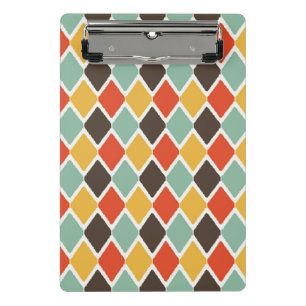 Modern ikat tribal fashion pattern mini clipboard