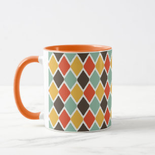 Modern ikat tribal fashion pattern mug