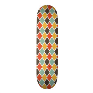 Modern ikat tribal fashion pattern skateboard