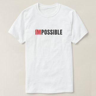 Modern I'm Possible Minimalist Typography T-Shirt