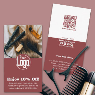 Modern Image Hairdresser Enjoy 10% Off! Discount Card