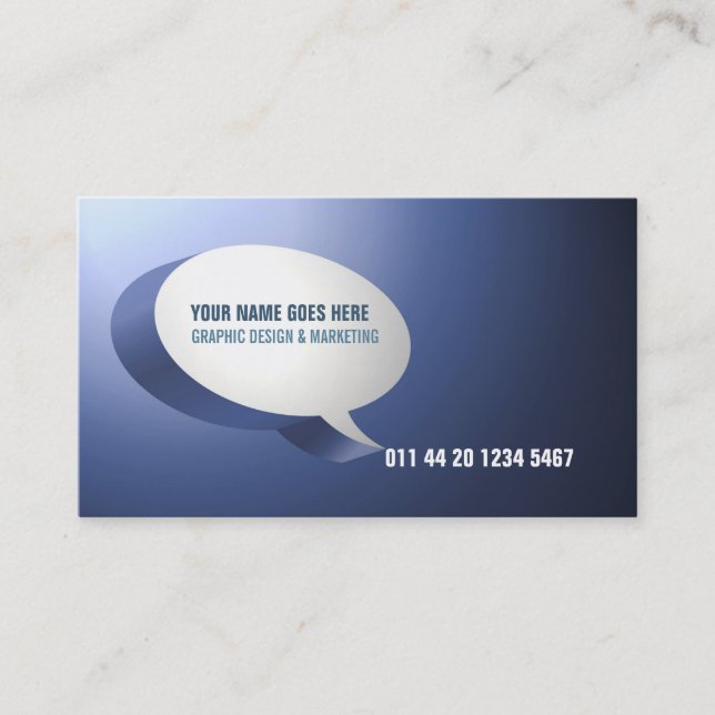 Modern Impact Business Card (Front)