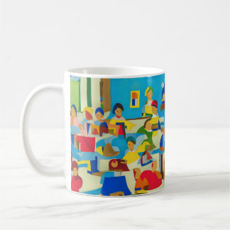 Modern Impressionist School Days Coffee Mug