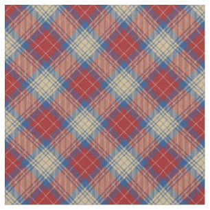 Modern in all years scottish trendy red and blue fabric