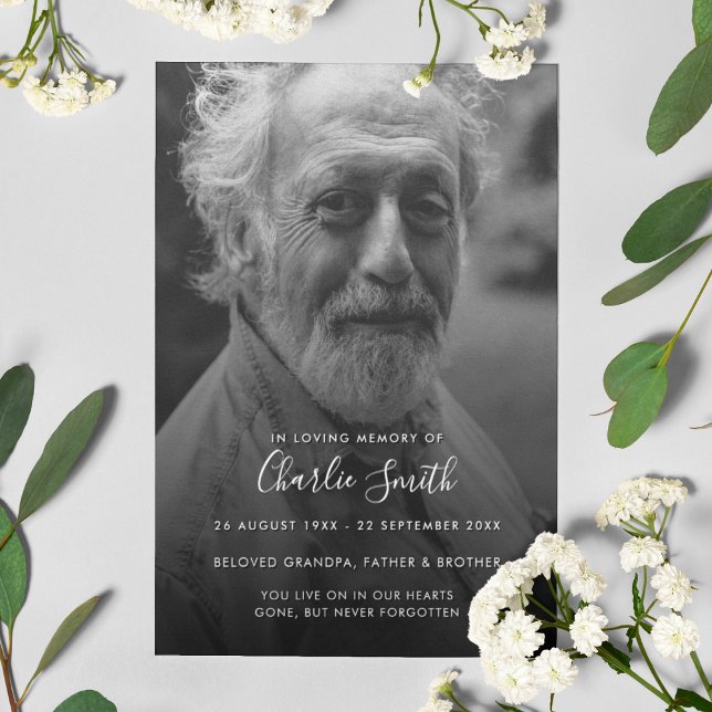 Modern In Loving Memory Funeral Program Programme (Creator Uploaded)