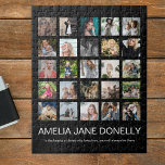 Modern In Loving Memory Photo Collage Jigsaw Puzzle<br><div class="desc">A simple way to keep someone close to your heart, even when they're no longer near: that's what a photo collage jigsaw can represent. This particular puzzle, with its 25 photos, may be a small gesture, but it can make a world of difference. The puzzle is perfect for a variety...</div>