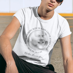 Modern In Loving Memory Photo Collage T-Shirt
