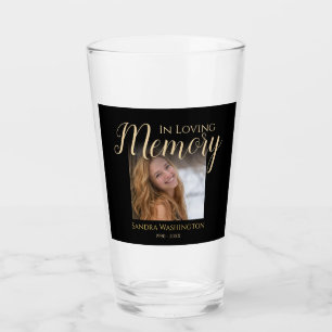 Modern In Loving Memory   Photo Memorial Glass