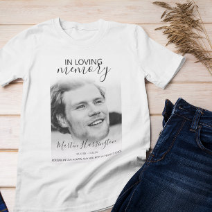 Modern In Loving Memory Photo T-Shirt