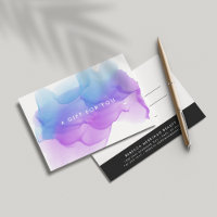 Modern Indigo Watercolor Blot | Gift Certificate