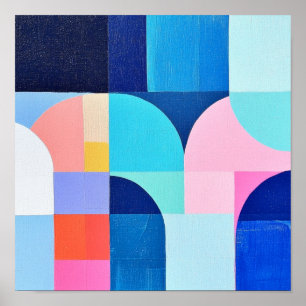 Modern Indoor Decoration Midcentury Wall Art