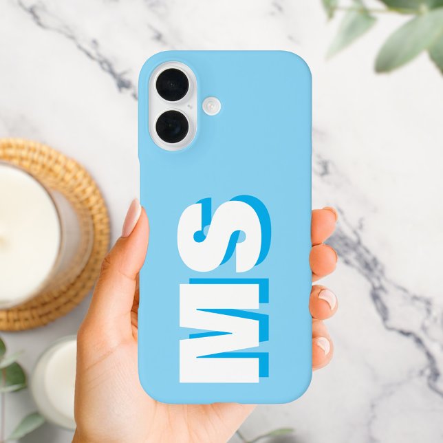Modern Initial Monogram Case-Mate iPhone Case (Creator Uploaded)