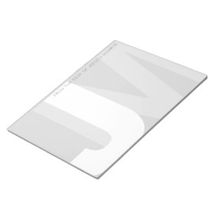 Modern Initials From the Desk Of Notepad