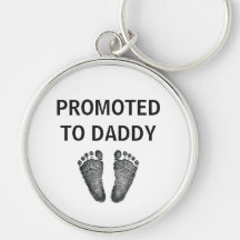 Modern Inked Baby Footprint Promoted To Daddy
