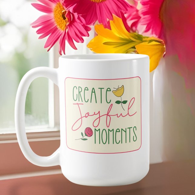 Modern Inspirational Floral Mug (Creator Uploaded)