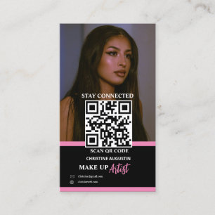 Modern Instagram Makeup Artist Beauty Artist Hair  Calling Card