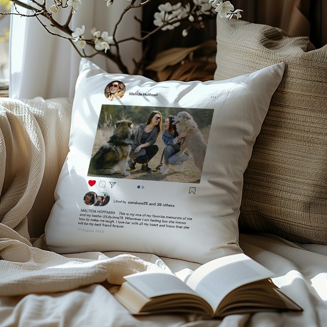 Modern Instagram Post Bestie Cushion (Creator Uploaded)