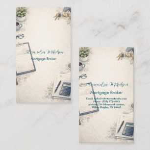 Modern Insurance Advisor Professional  Business Card