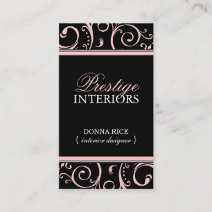 Modern Interior Designer Business Card