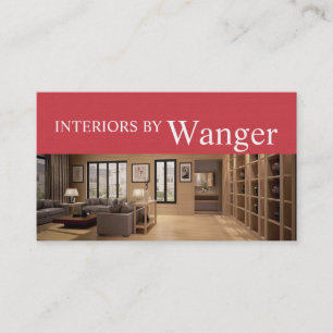 Modern Interior Designer Business Card