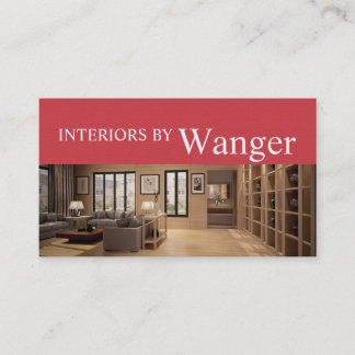 Modern Interior Designer Business Card