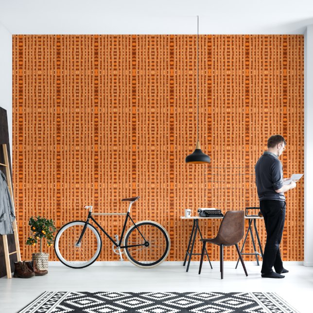 Modern Intertwined Minimalist Tubes 3 Wallpaper (Living Room)