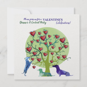 Modern Invitation Valentine Party Celebration