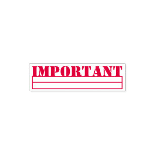 Modern Invoice Office Important Self-inking Stamp
