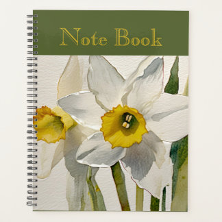 Modern Iris Watercolor Flowers Planner