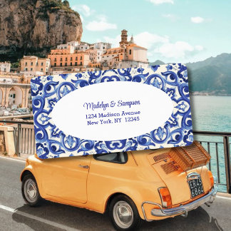 Modern Italian Blue La Dolce vita Label