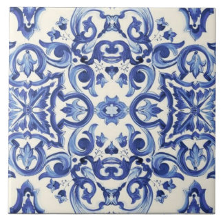 Modern Italian Blue  La Dolce vita  Tile