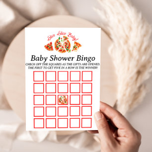 Modern Italian Pizza Party Slice Slice Baby Shower