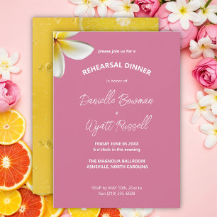 Modern Italian Summer Rehearsal Dinner Invitation