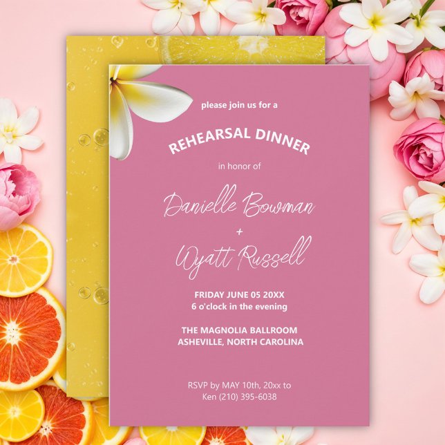 Modern Italian Summer Rehearsal Dinner Invitation (Creator Uploaded)