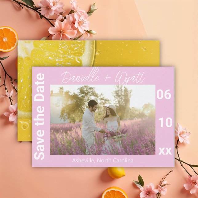 Modern Italian Summer Wedding Save The Date (Creator Uploaded)
