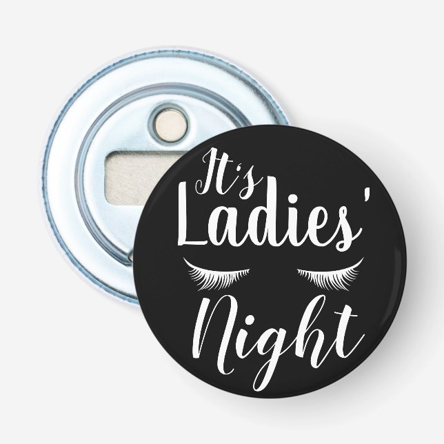 Modern It's Ladies' Night Eyelashes Bottle Opener (Front)