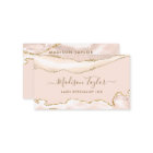 Modern Ivory Gold Glitter Sparkle Marble Agate