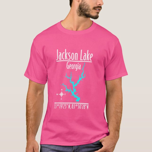 Modern Jackson Lake - Georgia T-Shirt (Front)