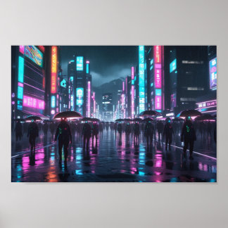 Modern Japanese Future Poster