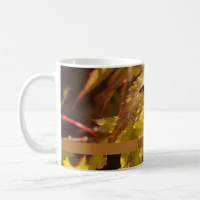 Modern Japanese Maple Coffee Mug (Left)