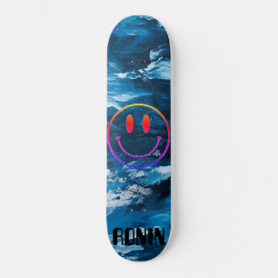 Modern Japanese Wave Rider Skateboard Deck